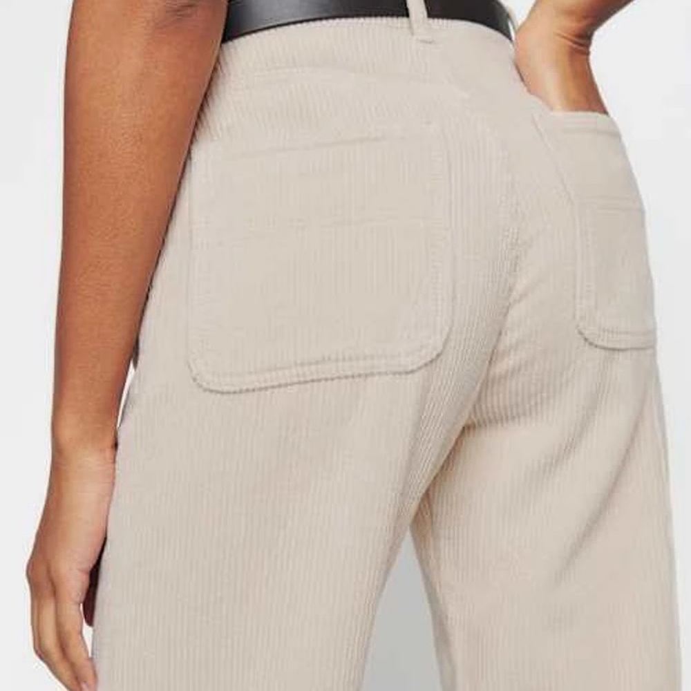 Wilder Painter High Rise Wide Leg Corduroy Pants Cement Reformation